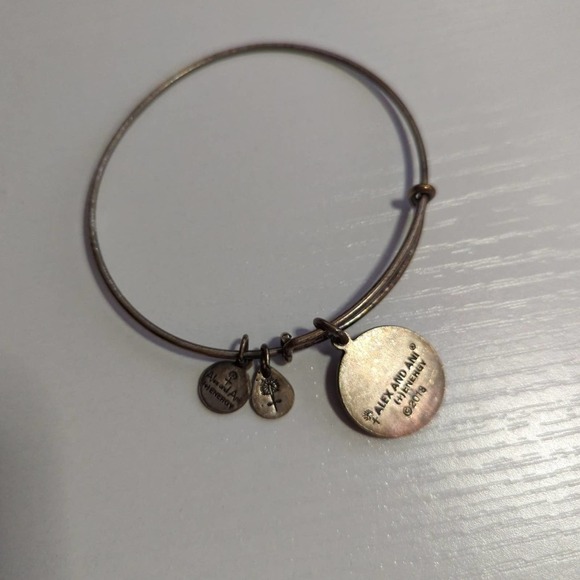 ALEX and Ani Bundle of 3 Bangle Charm Bracelets‎ Adjustable - Picture 3 of 8
